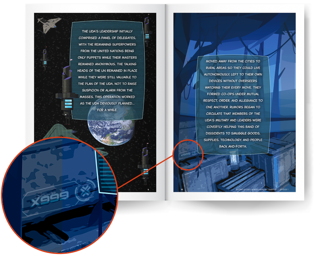 Beyond Odyssey, Genesis Horizon - Hint Code Example